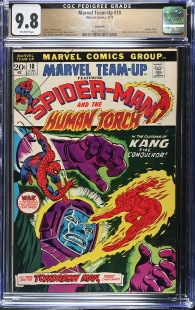 Auction Highlight: Marvel Team-Up #10 9.8 Off-White