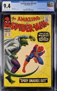 Auction Highlight: Amazing Spider-Man #45 9.4 Off-White to White