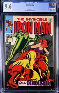 Auction Highlight: Iron Man #2 9.6 White