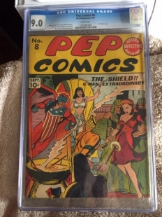 Auction Highlight: Pep Comics #8 9.0 White