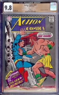 Auction Highlight: Action Comics #351 9.8 Off-White to White
