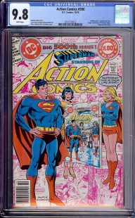 Auction Highlight: Action Comics #500 9.8 White