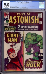 Auction Highlight: Tales to Astonish #60 9.0 White