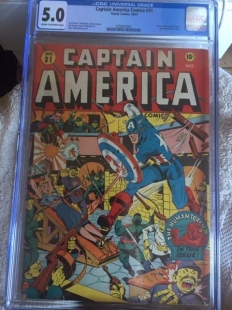 Auction Highlight: Captain America Comics #31 5.0 Cream to Off-White
