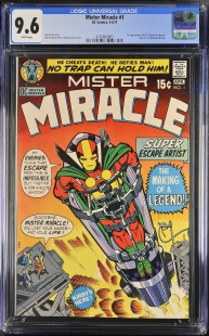 Auction Highlight: Mister Miracle #1 9.6 White
