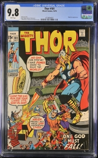 Auction Highlight: Thor #181 9.8 White
