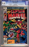 Captain Marvel #50 CGC 9.6 ow/w