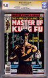 Master of Kung Fu #67 CGC 9.8 w CGC Signature SERIES