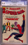Amazing Spider-Man #10 CGC 9.4 ow/w