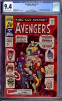 Avengers Annual #1 CGC 9.4 ow/w