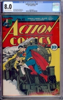 Action Comics #41 CGC 8.0 ow/w
