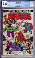 Defenders #9 CGC 9.6 w