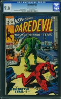 Daredevil #50 CGC 9.6 ow/w