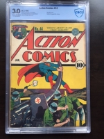 Action Comics #44 CBCS 3.0 cr/w
