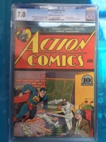 Action Comics #32 CGC 7.0 cr/ow