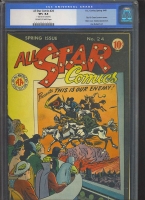 All Star Comics #24 CGC 8.5 ow/w
