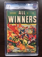 All Winners Comics #10 CGC 7.5 cr/ow