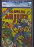 Captain America Comics #13 CGC 5.0 cr/ow