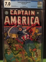 Captain America Comics #17 CGC 7.0 cr/ow