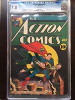 Action Comics #26 CGC 7.0 cr/ow