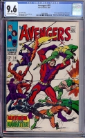 Avengers #55 CGC 9.6 ow/w