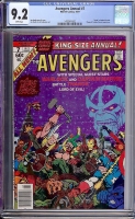Avengers Annual #7 CGC 9.2 w