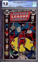 Justice League of America #106 CGC 9.8 ow/w