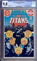 New Teen Titans Annual #2 CGC 9.8 w