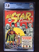 All Star Comics #7 CGC 7.0 cr/ow