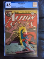 Action Comics #48 CGC 3.5 cr/ow
