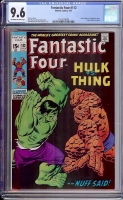 Fantastic Four #112 CGC 9.6 ow/w