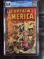 Captain America Comics #38 CGC 5.0 ow/w