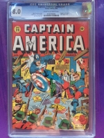 Captain America Comics #29 CGC 8.0 cr/ow