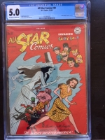 All Star Comics #39 CGC 5.0 ow/w