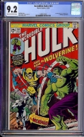 Incredible Hulk #181 CGC 9.2 cr/ow