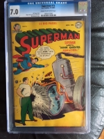 Superman #73 CGC 7.0 cr/ow