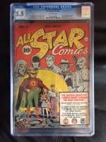 All Star Comics #7 CGC 5.5 ow