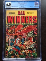 All Winners Comics #11 CGC 6.0 cr/ow