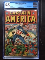 Captain America Comics #22 CGC 5.5 cr/ow