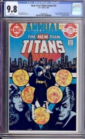 New Teen Titans Annual #2 CGC 9.8 w