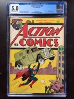 Action Comics #33 CGC 5.0 ow/w