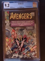 Avengers #12 CGC 9.2 ow/w