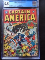 Captain America Comics #26 CGC 5.5 cr/ow