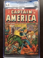 Captain America Comics #6 CGC 6.5 cr/ow