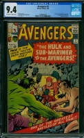 Avengers #3 CGC 9.4 ow/w
