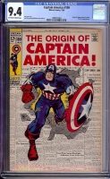 Captain America #109 CGC 9.4 ow/w