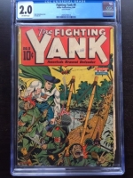 Fighting Yank #9 CGC 2.0 ow