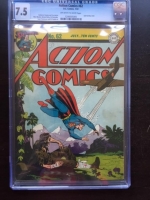 Action Comics #62 CGC 7.5 ow/w
