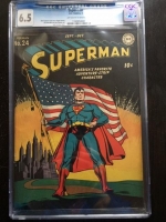 Superman #24 CGC 6.5 ow/w