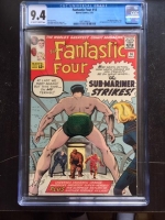 Fantastic Four #14 CGC 9.4 ow/w